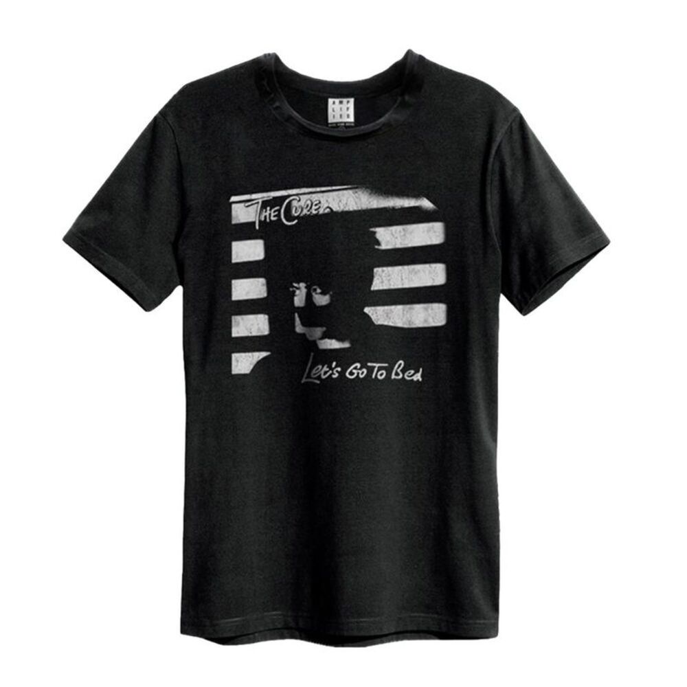 The Cure Unisex Adult Let�'s Go To Bed T-Shirt / Black